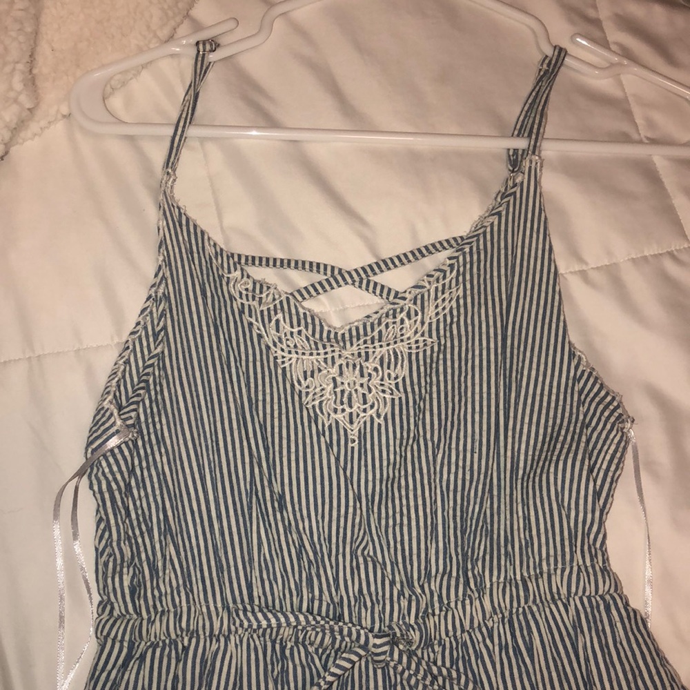 STRIPED ROMPER